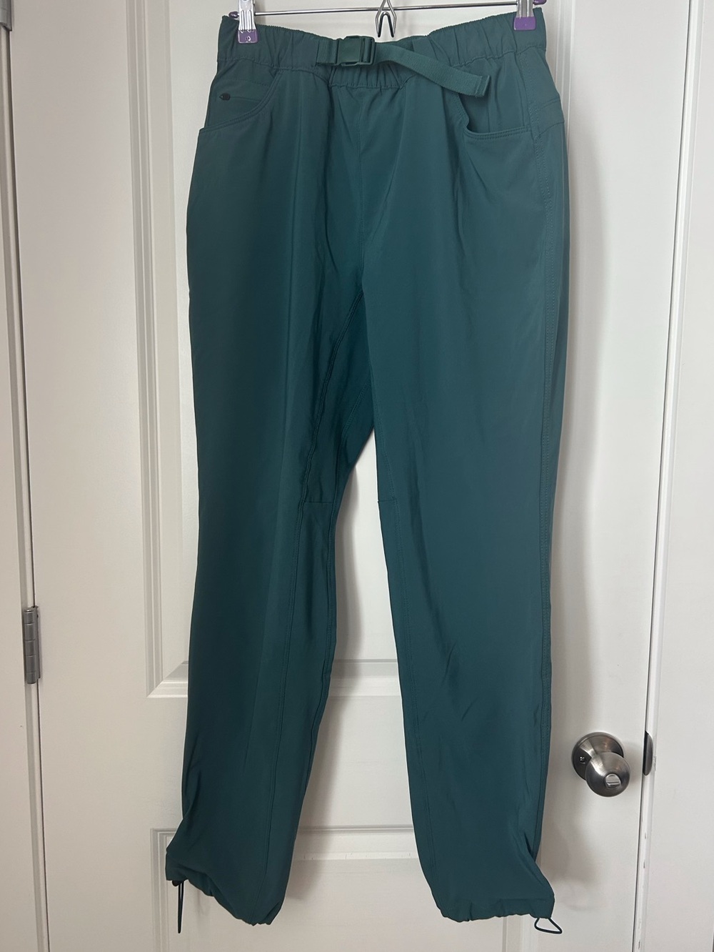 Eddie Bauer Deep Teal Drawstring Jogger Pants Size 8